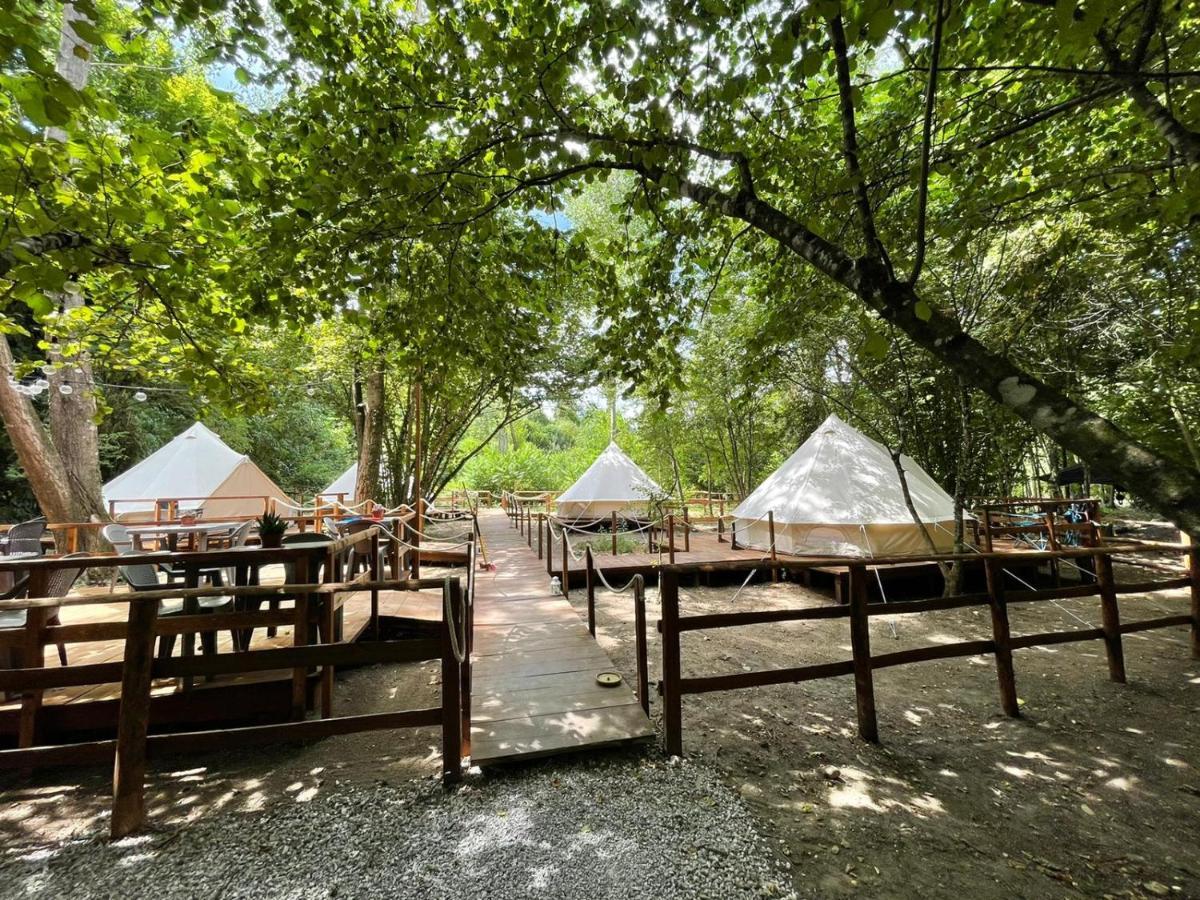 River Tribe Glamping Laino Borgo Esterno foto