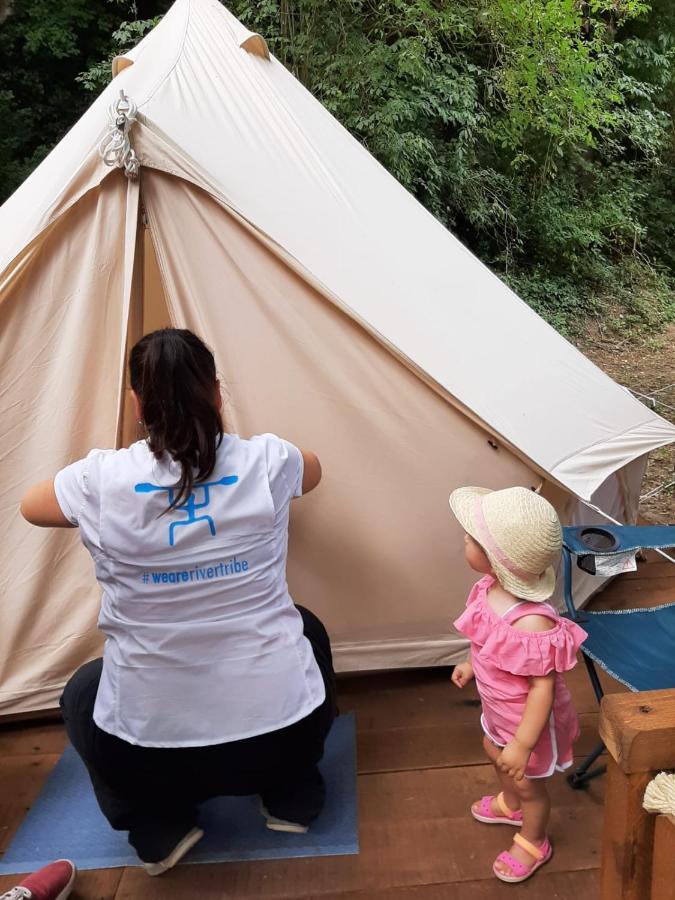 River Tribe Glamping Laino Borgo Esterno foto
